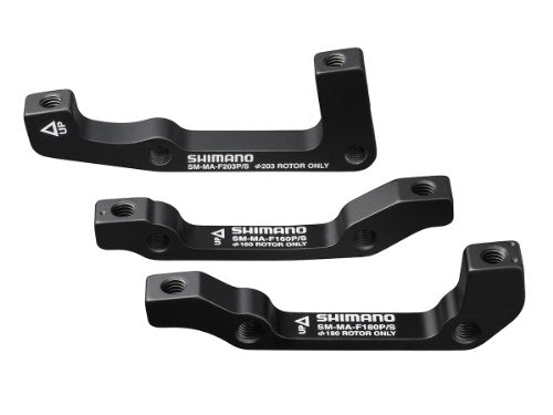 SHIMANO MOUNT ADAPTER FOR DISC BRAKE CALIPER,SM-MA-F180P/S, I.S. to Post Mount, 180mm, Front