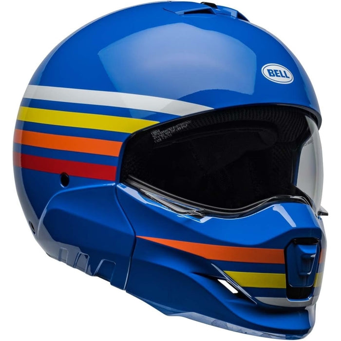 Bell Moto Broozer Prime Gloss Blue Medium