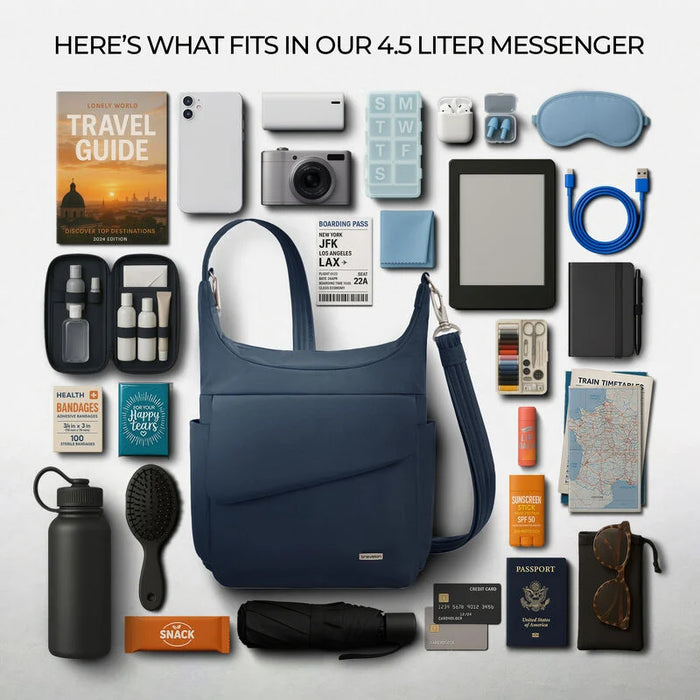 Travelon Anti-Theft Messenger Lifestyle Crossbody & Totes