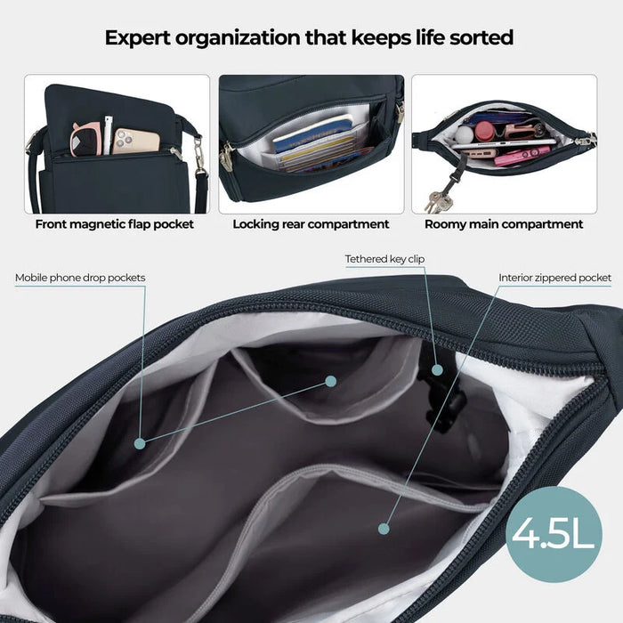 Travelon Anti-Theft Messenger Lifestyle Crossbody & Totes