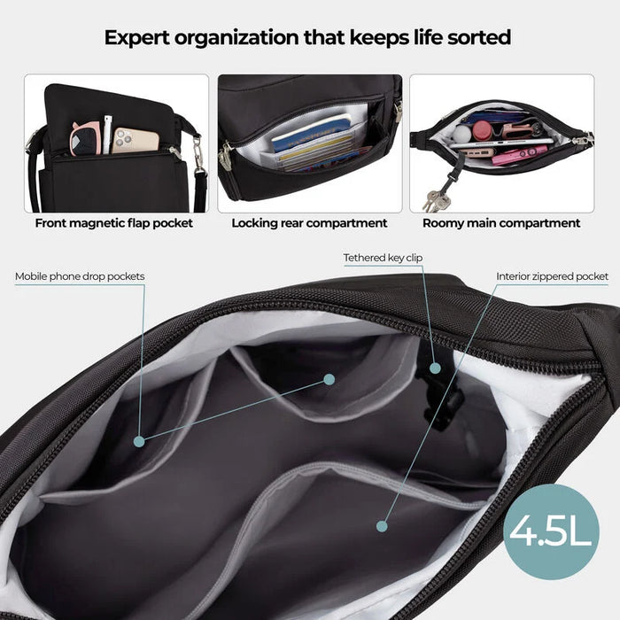 Travelon Anti-Theft Messenger Lifestyle Crossbody & Totes