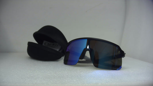 Oakley Sutro Lite Rectangular Sunglasses Matte Black/Prizm Sapphire 39 mm (Without Original Box)