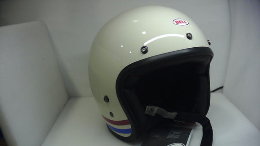 Bell Moto Custom 500 Stripes Pearl White 2X-Large (Without Original Box)