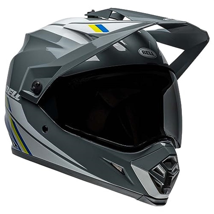 Bell Moto MX-9 Adventure MIPS Alpine Gloss Gray/Blue Medium - Open Box (Without Box)