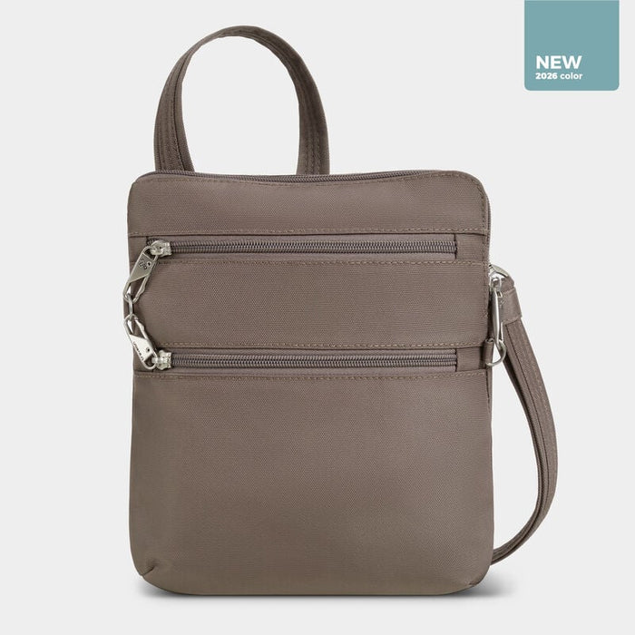 Travelon AT Classic Slim Double Zip Lifestyle Crossbody & Totes