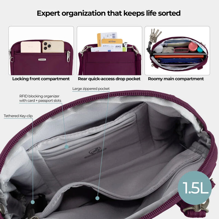 Travelon Anti-Theft Classic Convertible Lifestyle Crossbody & Totes
