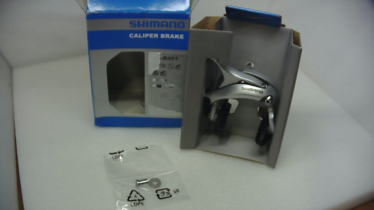 Shimano R451 Rear Mid- Reach Road Caliper, Silver (Without Original Box)