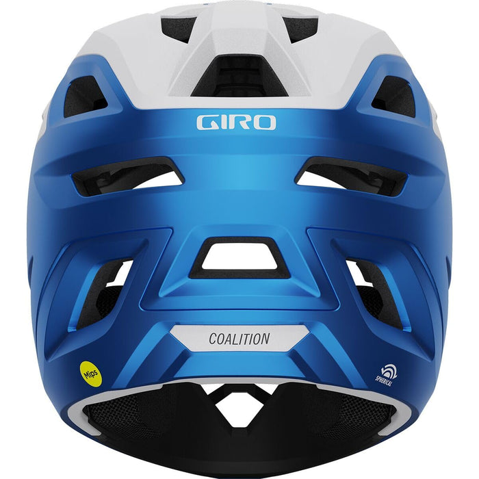 Giro Coalition Spherical Matte White/Ano Blue Large