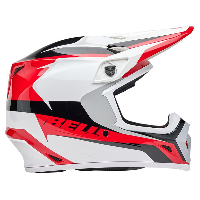 Bell Moto MX-9 MIPS Red/White Rift Large