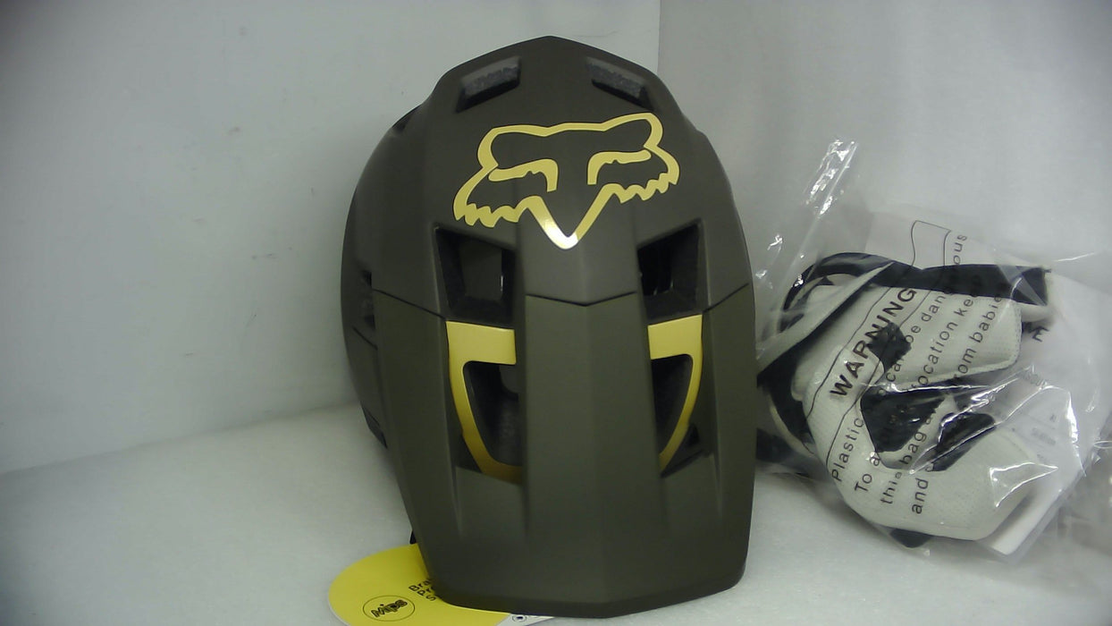 Fox Racing Dropframe Pro Helmet [OLV GRN] M - (Without Original Box)