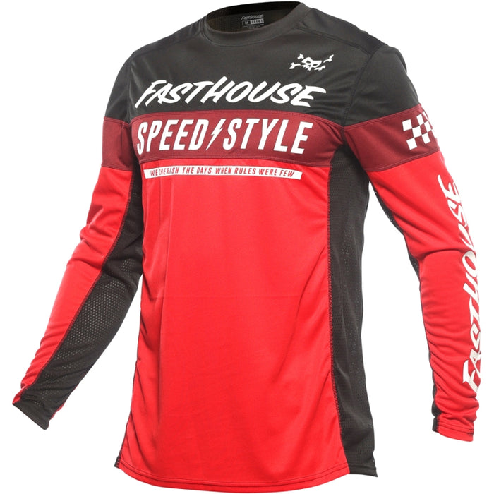 Fasthouse Grindhouse Akin Jersey Red/Black  Medium