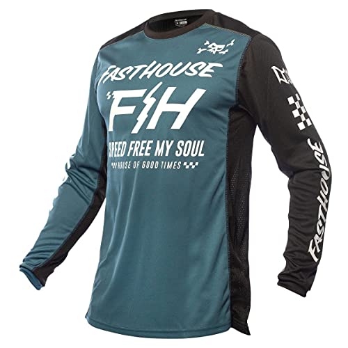 Fasthouse Grindhouse Slammer Jersey Blue/Black Small