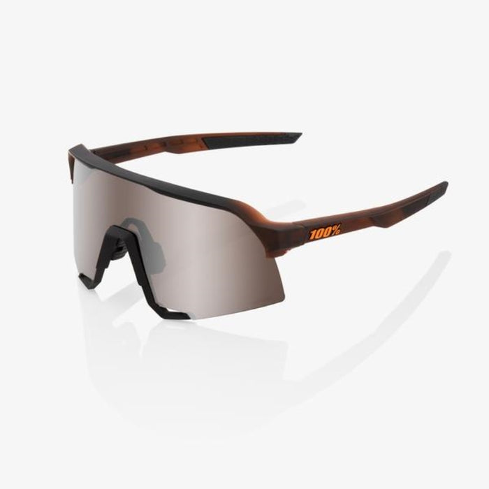 Ride 100 S3 Sunglasses Matte Translucent Brown Fade/HiPER Silver Mirror Lens