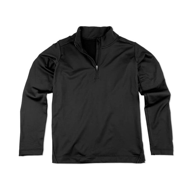 Polarmax Micro Fleece Zip-T Youth Black Small