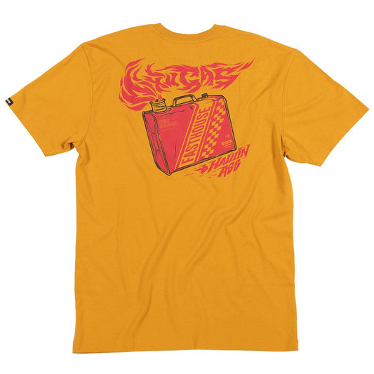 Fasthouse Mixin' SS Tee Antique Gold Small