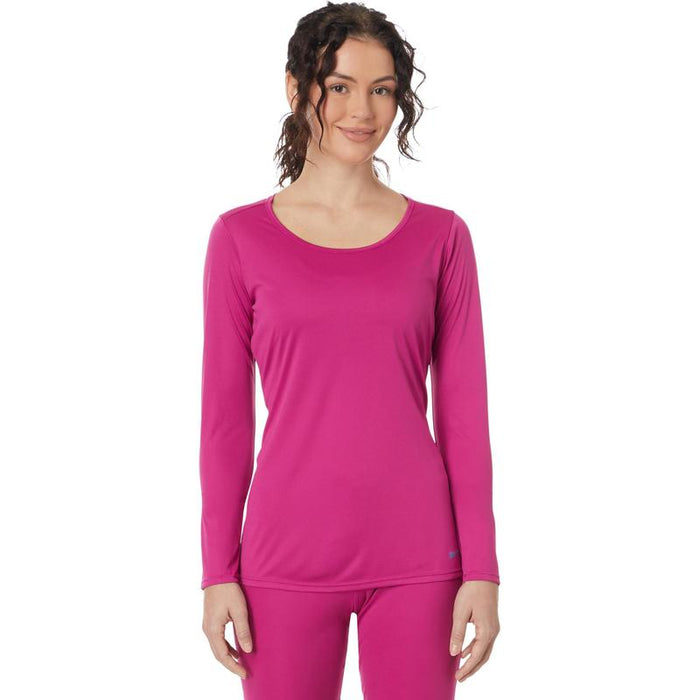 Hot Chillys Wopeach Skins Solid Crew Womens Thermal Top Snow Thermal Base Layers