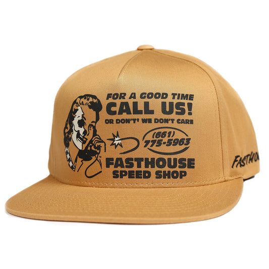 Fasthouse Call Us Hat Tan One Size