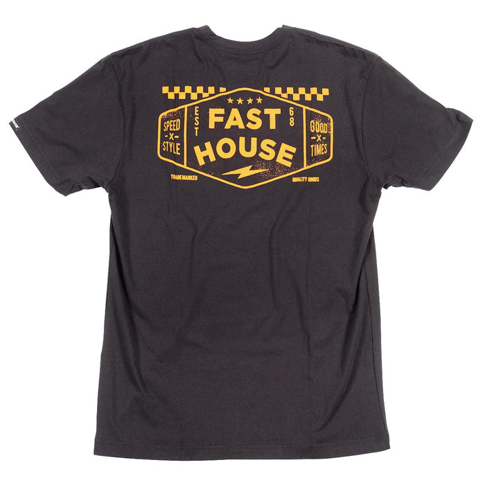 Fasthouse Station SS Tee Black Medium