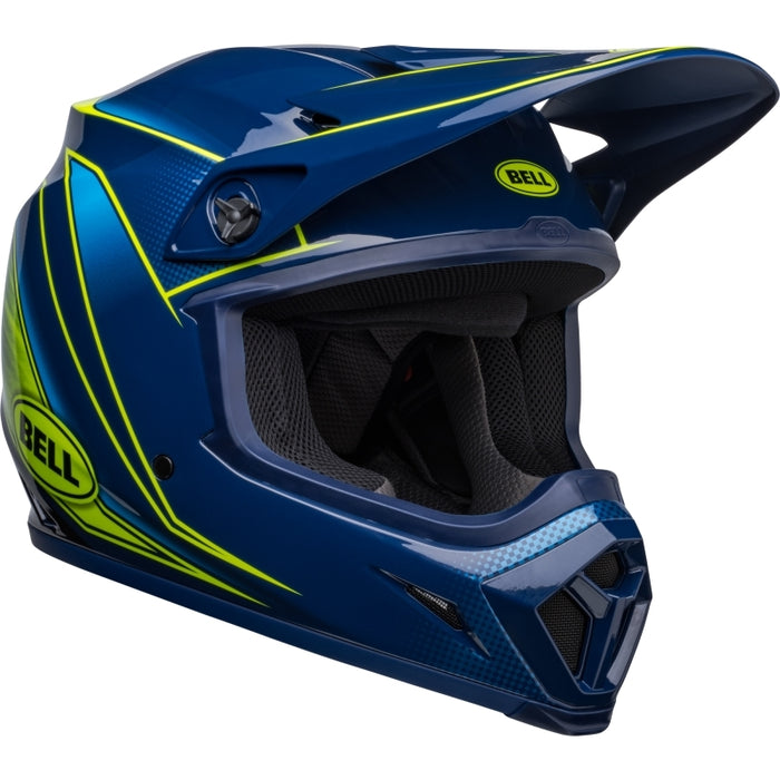 Bell Moto MX-9 MIPS Navy/Retina Zone 2X-Large