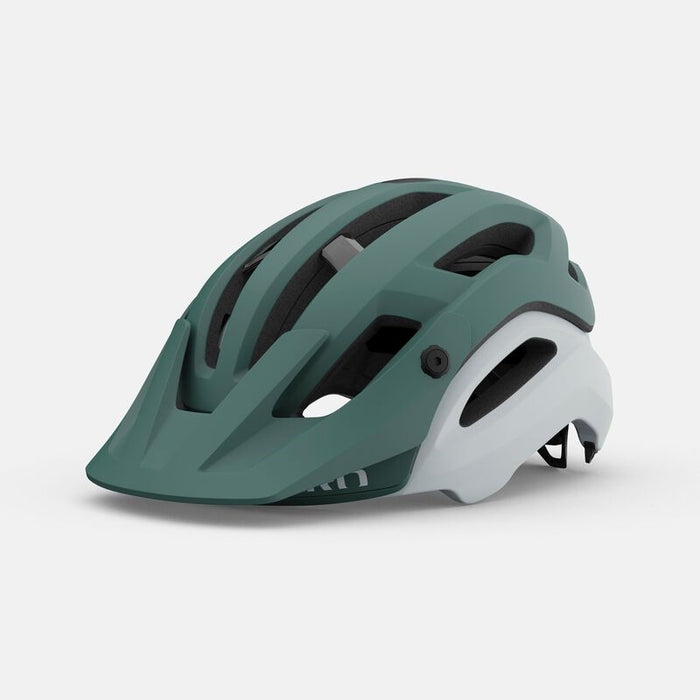 Giro Manifest Spherical Adult Dirt Bike Helmet - Matte Grey/Green - Size L (59–63 cm)