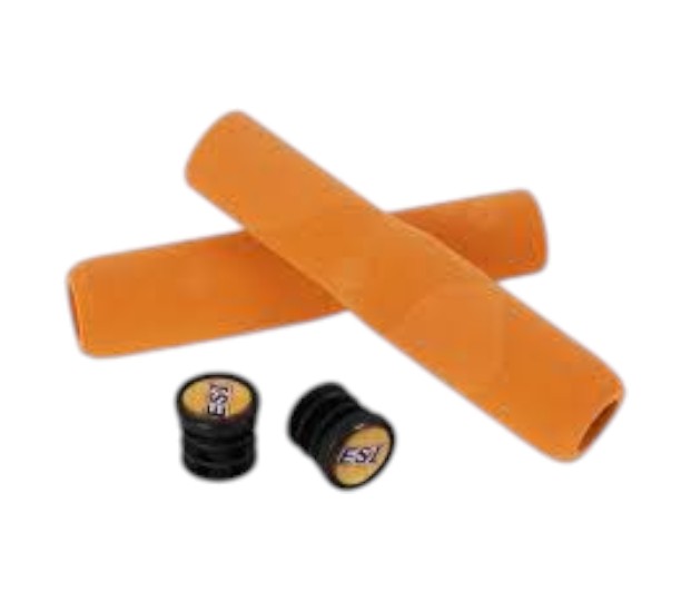 ESI FIT XC Grips - Bicycle Grips for Mountain and Cross-Country Riding, Silicone Bicycle Grips