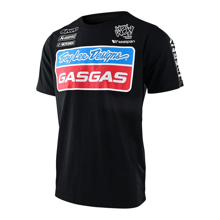 Troy Lee Designs GASGAS Team Short Sleeve TEE Black Large