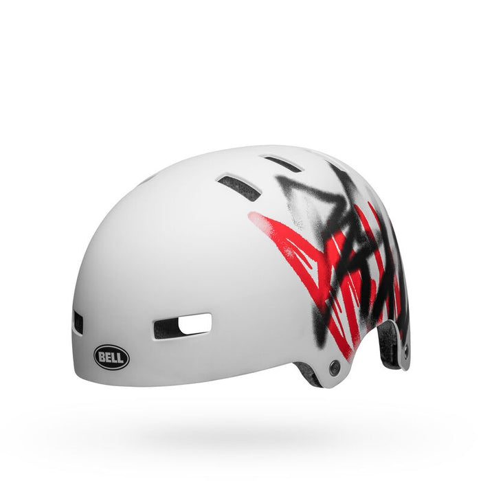 Bell Bike Local Bicycle Helmets Matte White Scribble Large