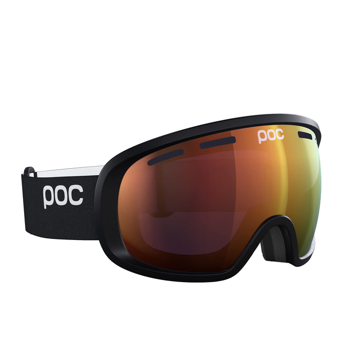 POC Fovea Uranium Black/Partly Sunny Orange One Size