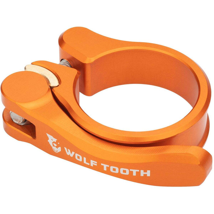 Wolf Tooth Seatpost Clamp 34.9Mm Quick Release Orange