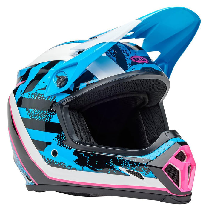 Bell Moto MX-9 MIPS Blue/Pink Breakdance 2X-Large