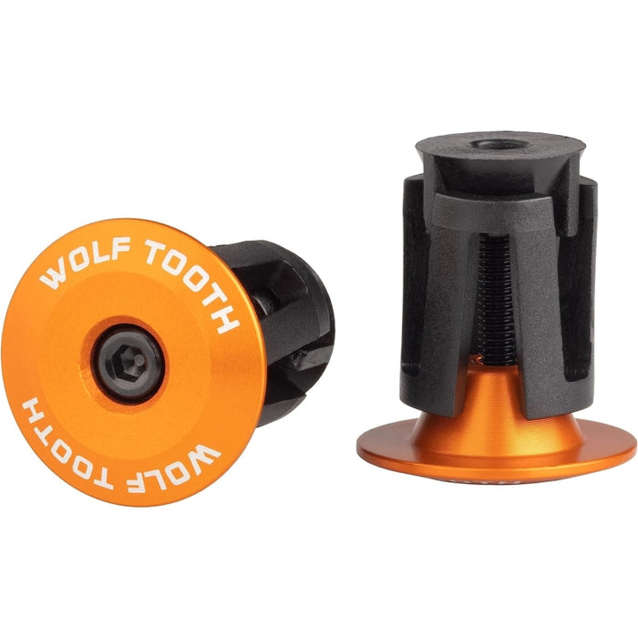 Wolf Tooth Alloy Bar End Plugs Black