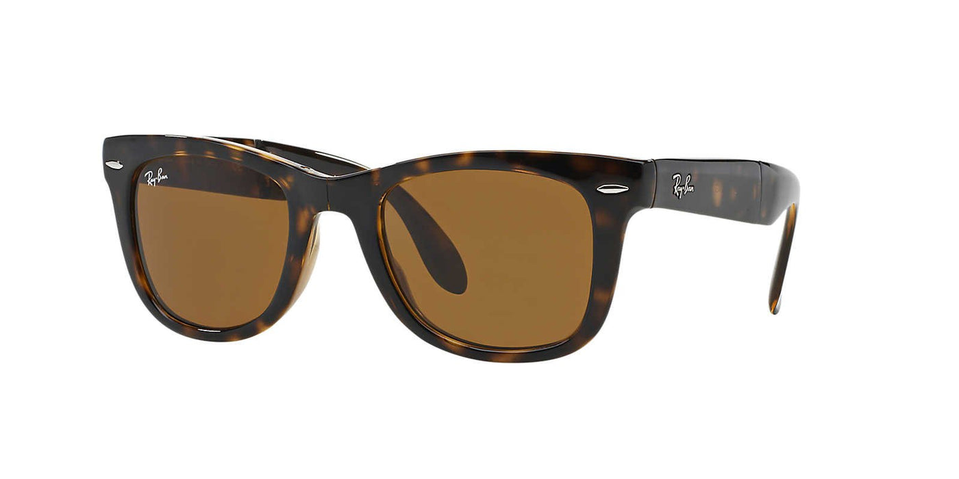 Rayban Folding Wayfarer Light Havana/B-15 Brown