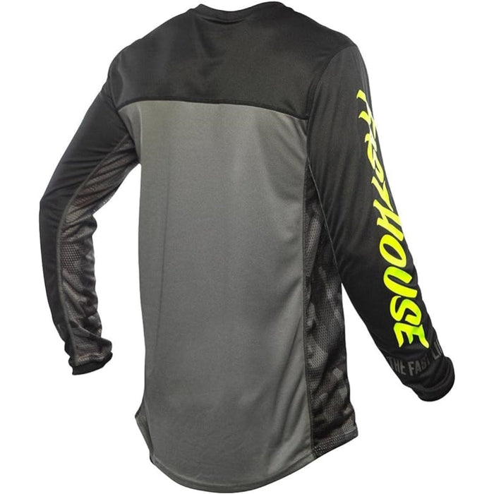 Fasthouse Off-Road Grindhouse Charge Jersey Gray Small