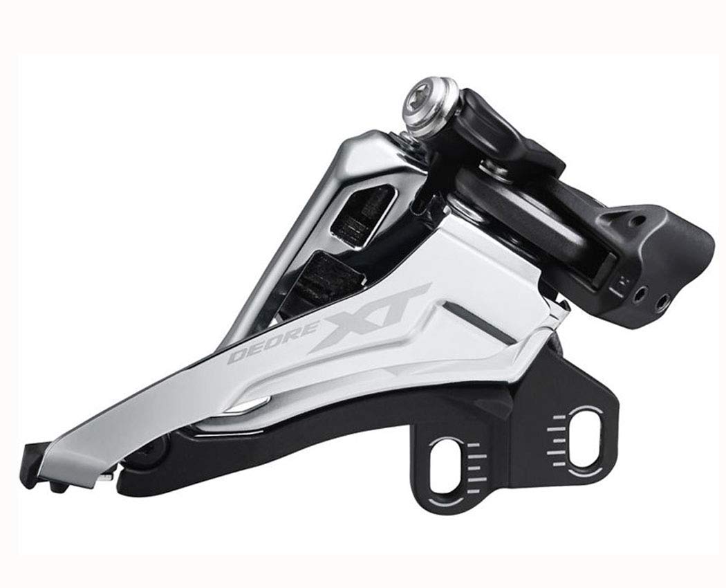 SHIMANO FRONT DERAILLEUR, FD-M8100-E, DEORE XT,2X12, SIDE SWING, FRONT-PULL, E-TYPE (W/O BB PLATE), CS-ANGLE 66-69, TOP GEAR:36-38T, CL:48
