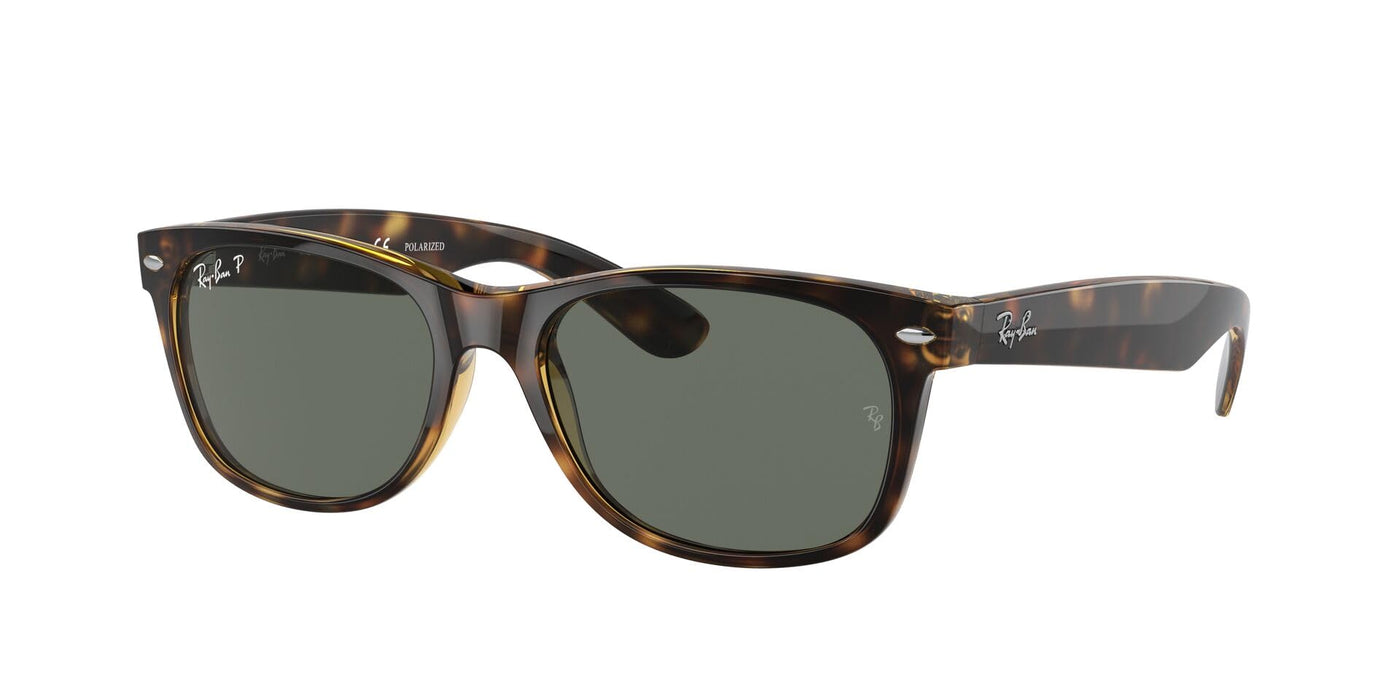 Rayban Wayfarer Tortoise Frame/Green Polarized Lenses 52Mm