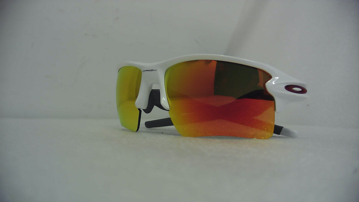 Oakley Flak 2.0 Xl Polished White W/ Prizm Ruby - Open Box (Without Box)