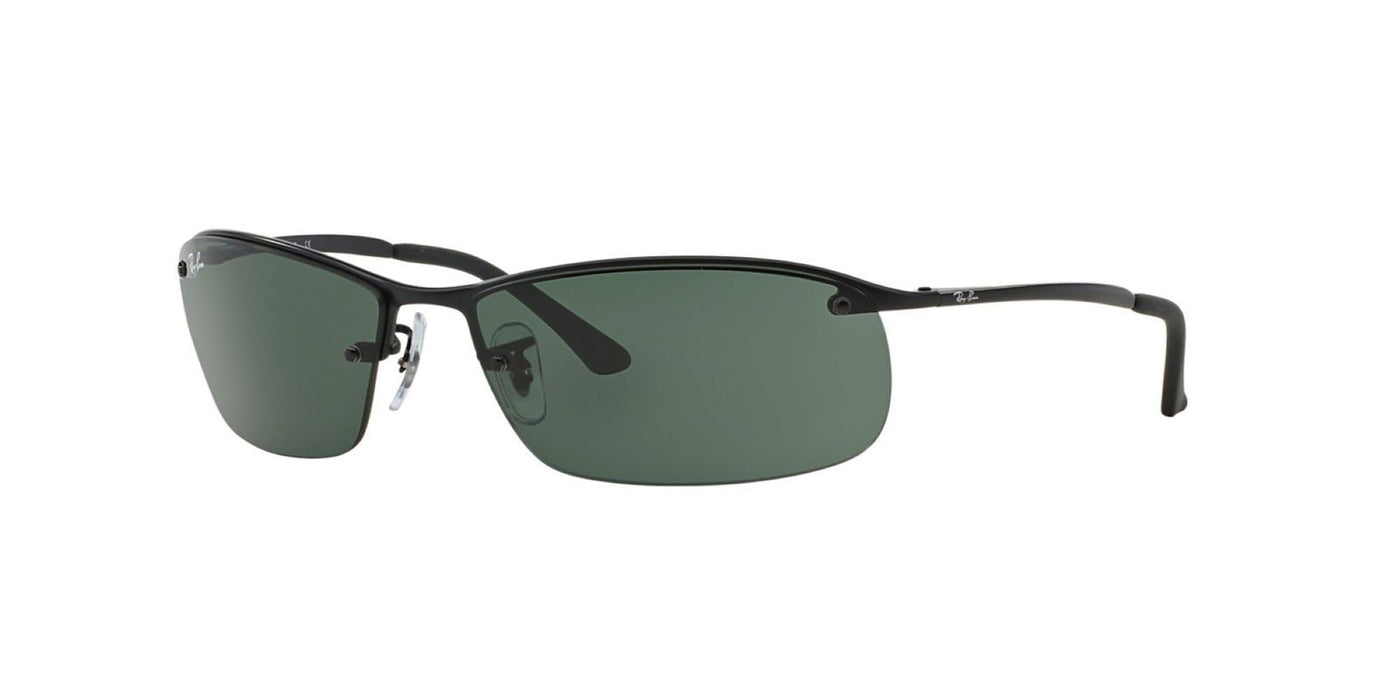 Rayban Rb3183 Matte Black/Dark Green