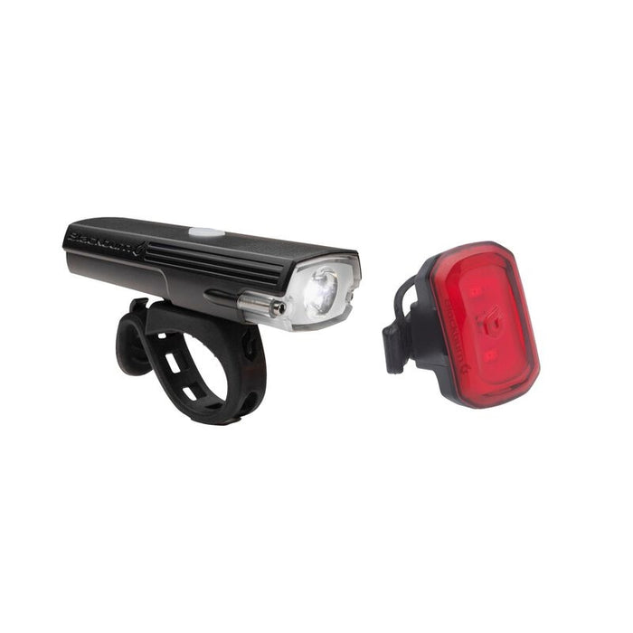 Blackburn Dayblazer 400 Front + Click Usb Rear Light Set Black