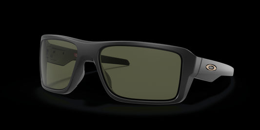 Oakley Men'S Double Edge Rectangular Sunglasses, Matte Black, 66.01 Mm