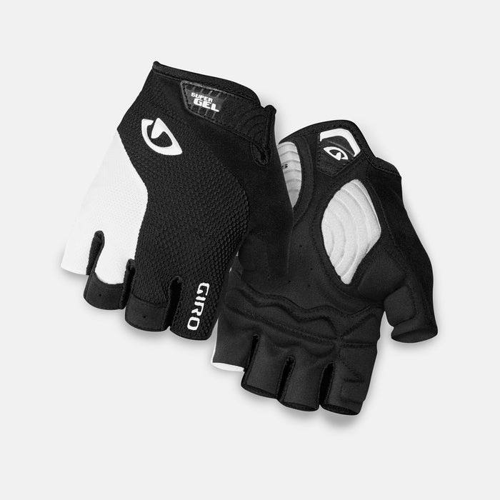 Giro Strade Dure Supergel Bicycle Gloves Black/White 2X-Large