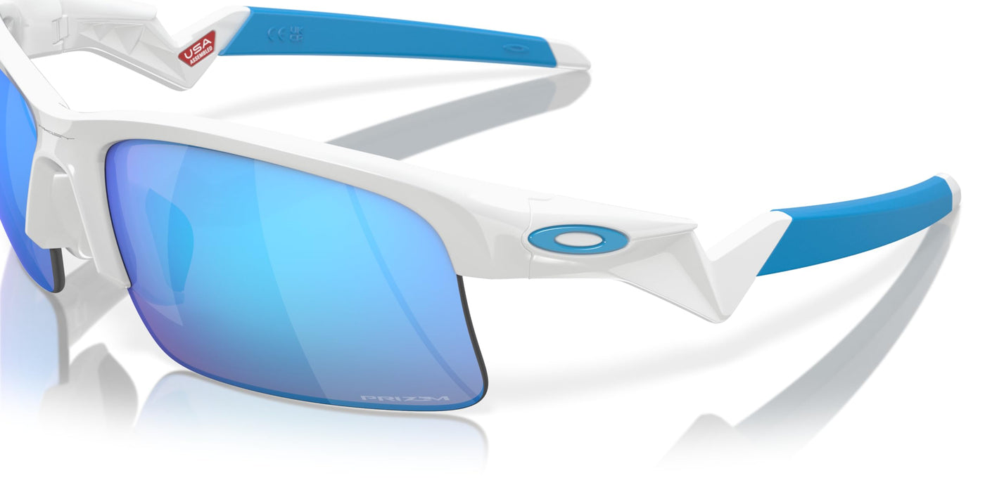 Oakley Capacitor Polished White/PRIZM Sapphire