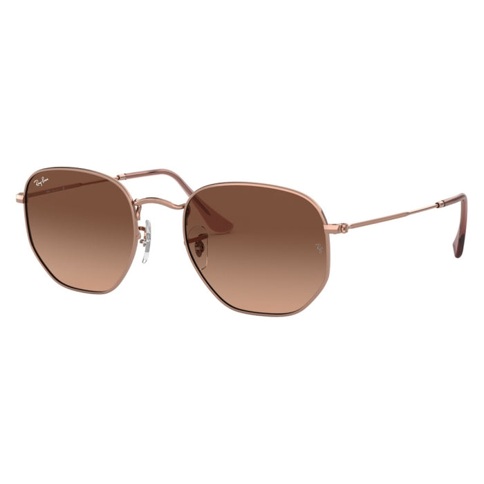 Rayban Hexagonal Flat - Copper/Pink Gradient Brown - 51Mm