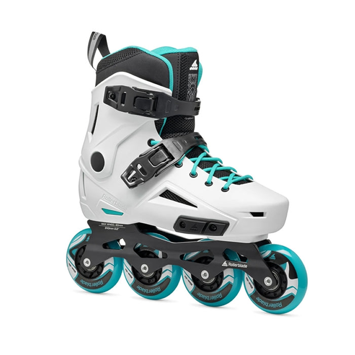 Rollerblade Lightning Womens White/Aqua 6/6.5