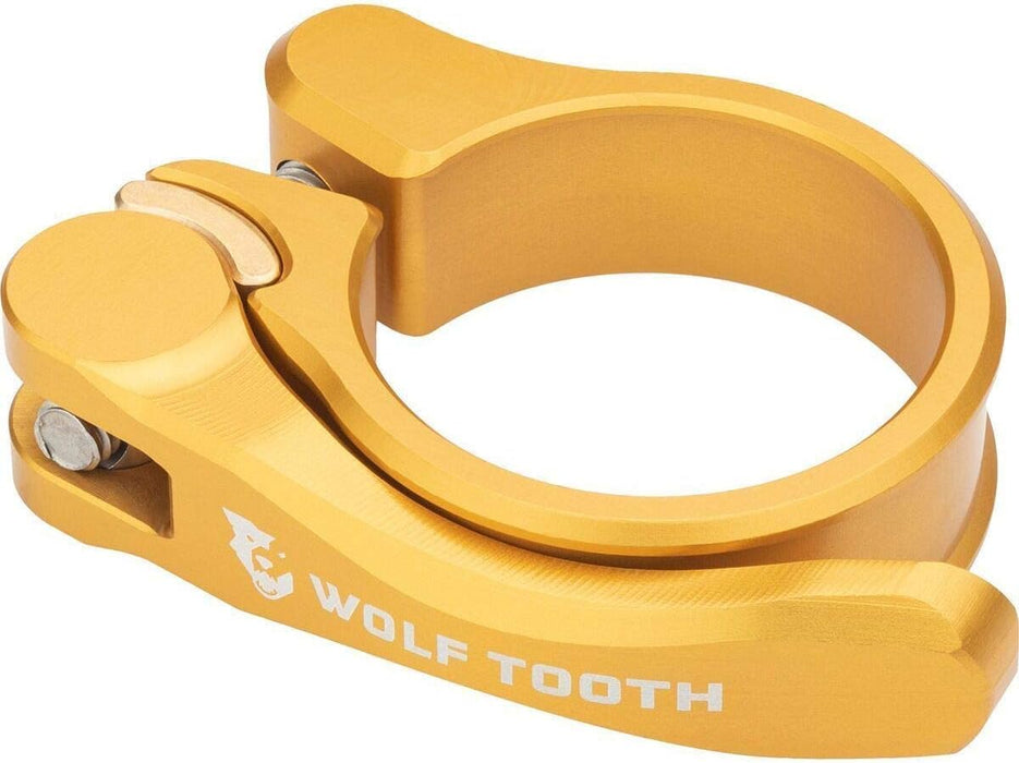 Wolf Tooth Seatpost Clamp 34.9Mm Quick Release Gold