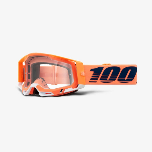 Ride 100 RACECRAFT 2 Goggle 2022 Coral - Clear Lens