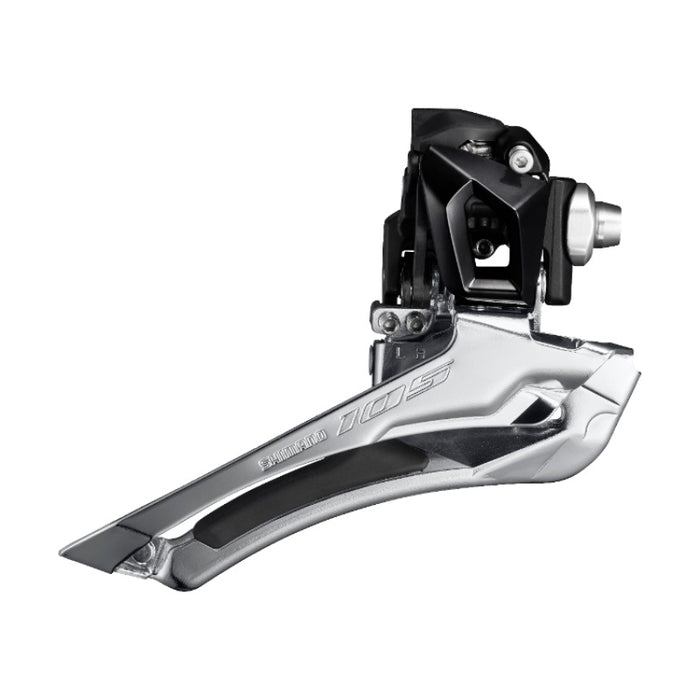 SHIMANO FRONT DERAILLEUR, FD-R7000, 105, FOR REAR 11-SPEED, DOWN-SWING, 31.8MM BAND(W/28.6MM ADAPTER),CS-ANGLE:61-66, FOR TOP GEAR:46-53T, BLACK