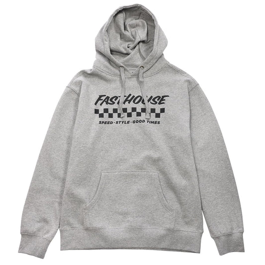 Fasthouse Apex Hooded Pullover Heather Gray Medium