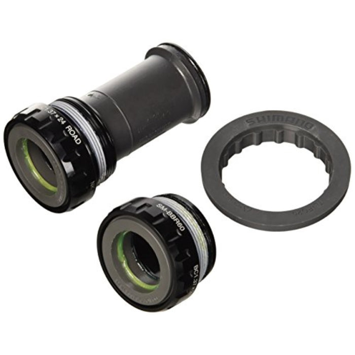 SHIMANO BOTTOM BRACKET, SM-BBR60, RIGHT & LEFT ADAPTER(BSA THREAD), W/TL-FC25