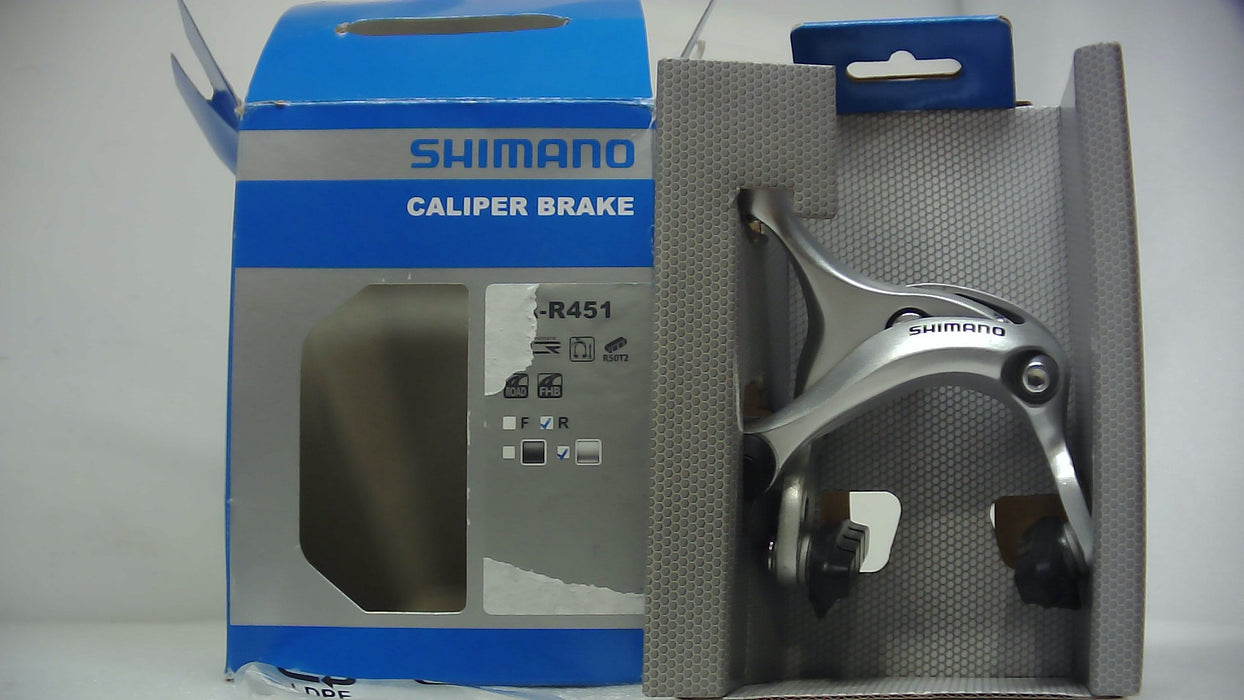 Shimano R451 Rear Mid- Reach Road Caliper, Silver (Without Original Box)