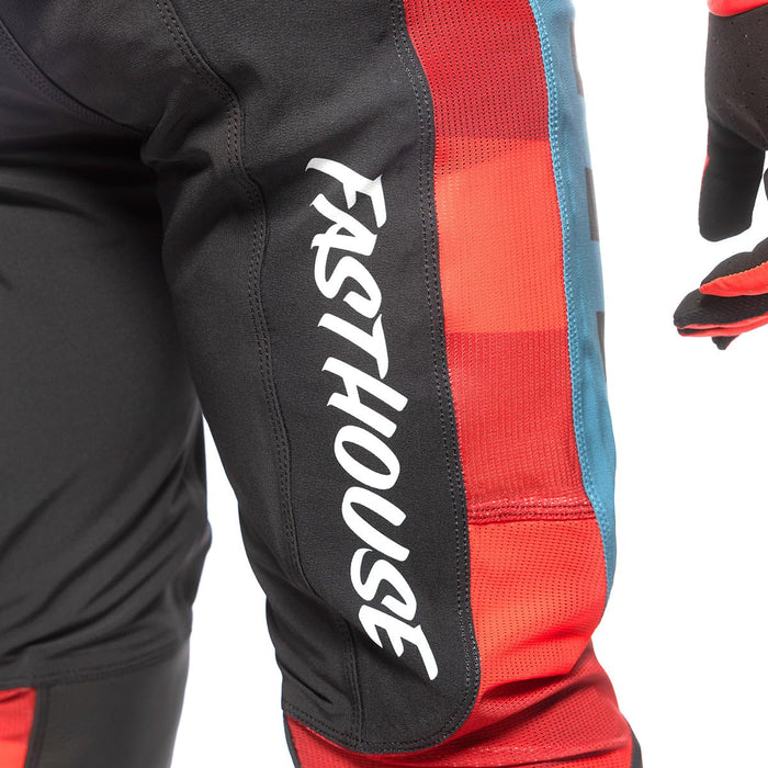 Fasthouse Helix Podium Pant Red/Black/Teal  32